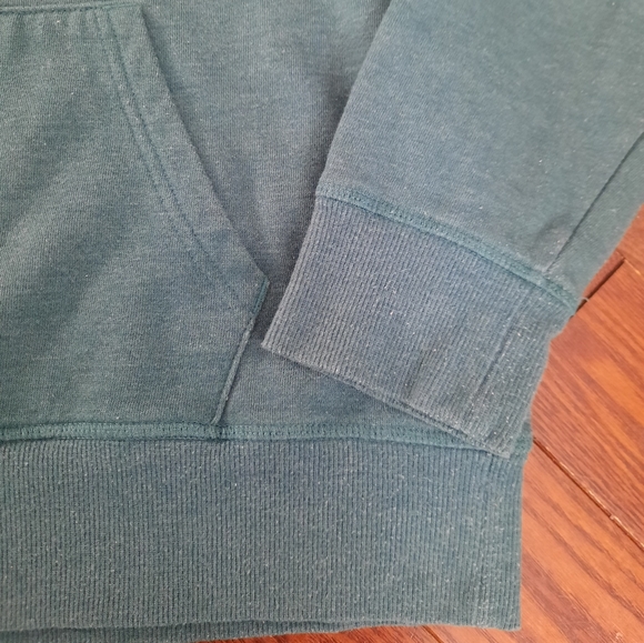10 tree, XL, Turquoise Hoodie - Picture 3 of 4
